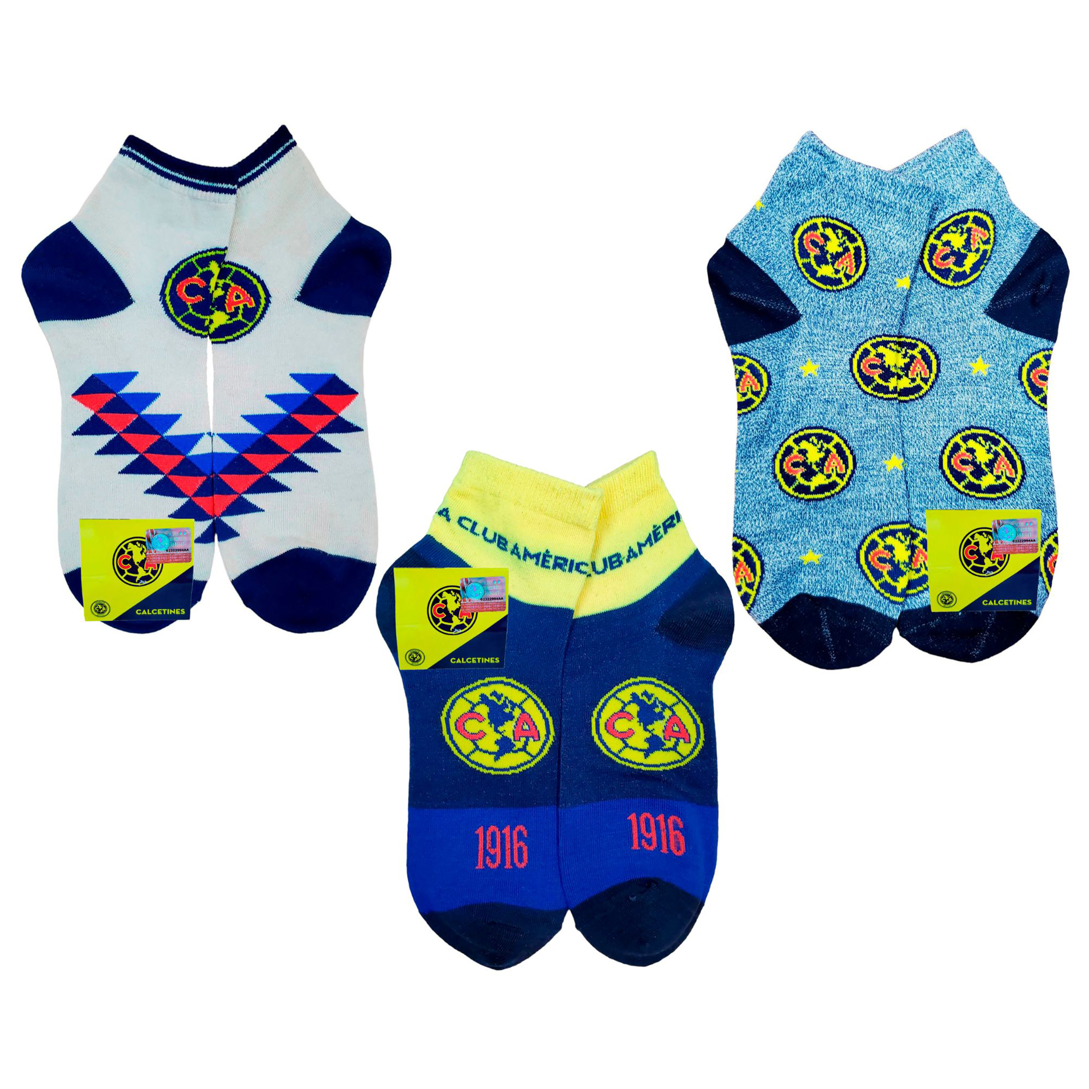 Tin Oficial Club América Caballero 12 Pares