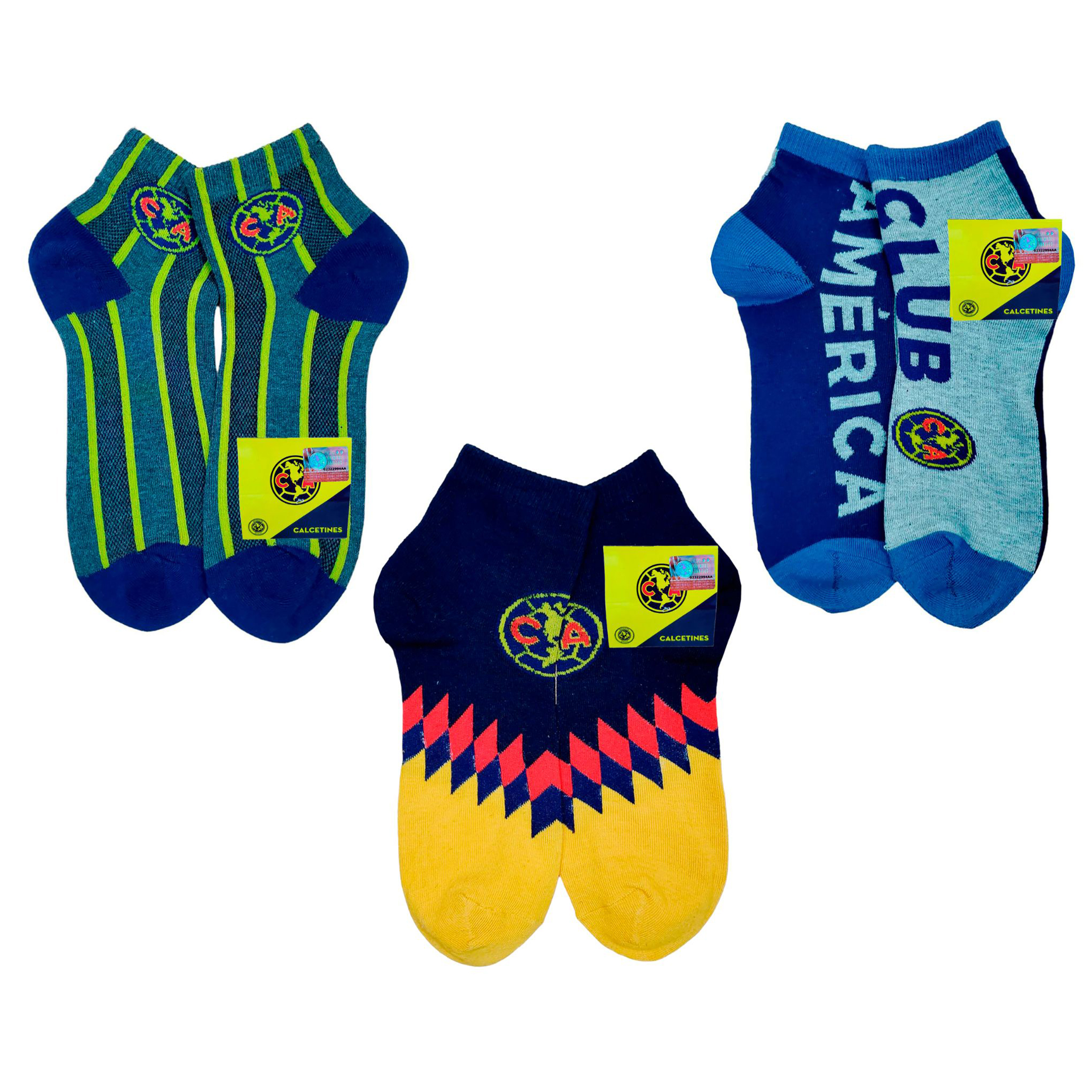 Tin Oficial Club América Caballero 12 Pares