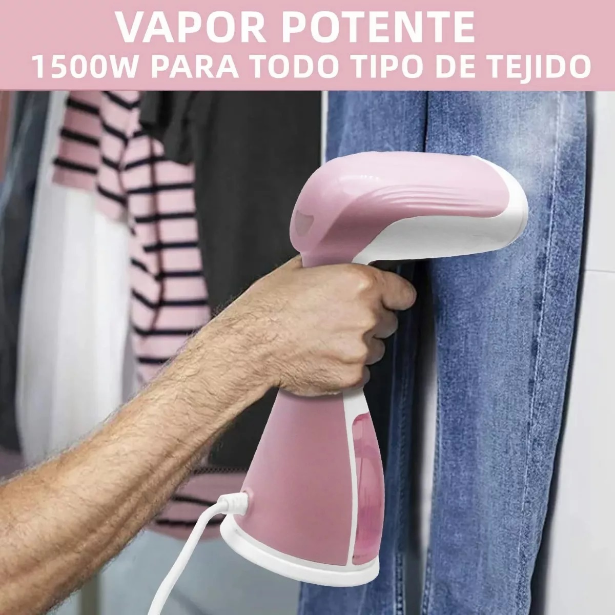 Plancha De Vapor Vertical Portátil, Vaporizador Ropa 1500w