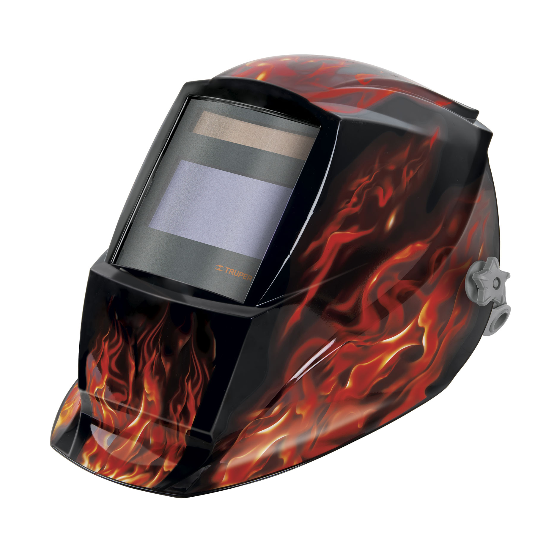 CARETA ELECTRÓNICA PARA SOLDAR DISEÑO FLAMAS, SOMBRA 9 A 13 17457
