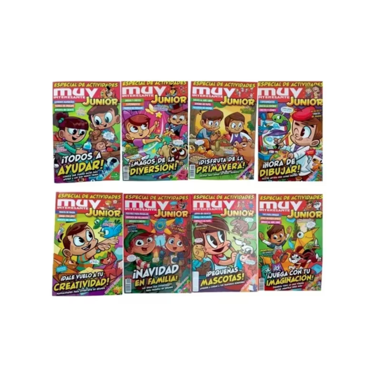 8 Revistas Muy Interesante Junior Especial De Actividades Niño Niña