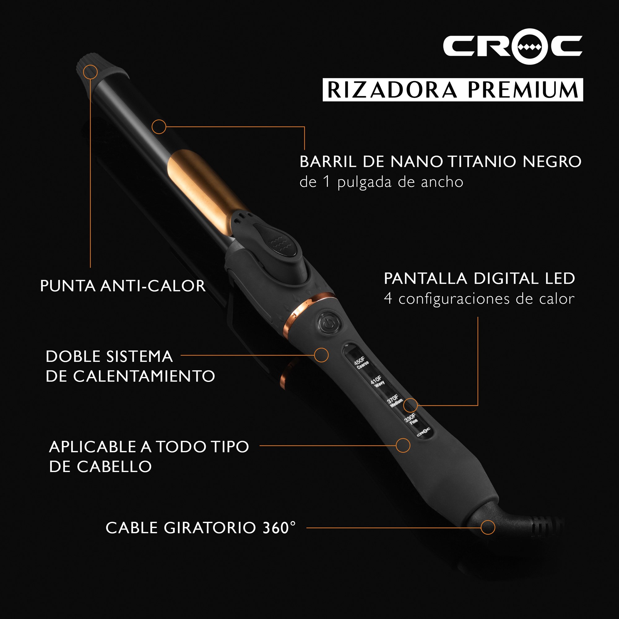 Rizadora CROC Premium