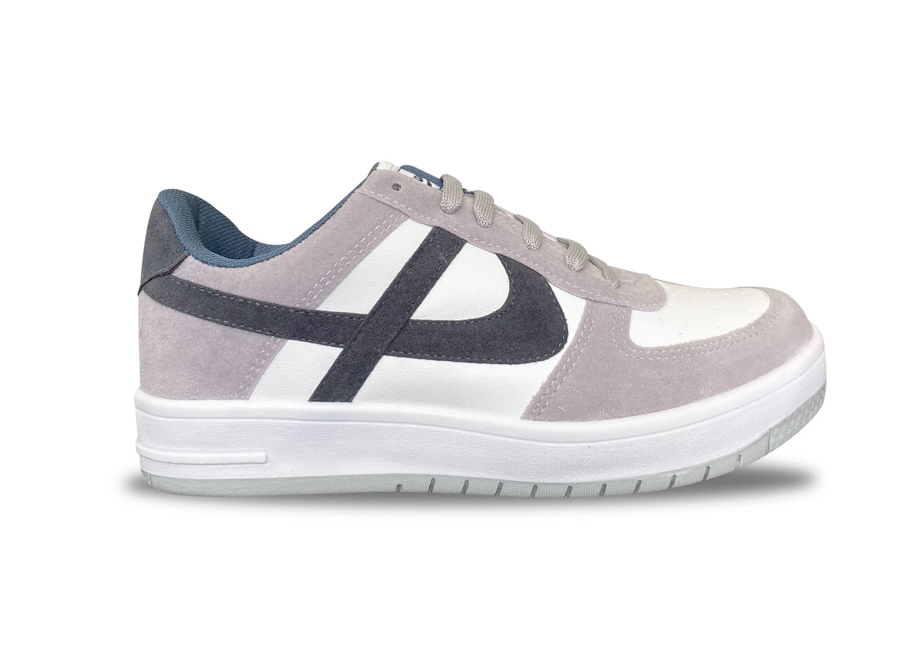 Tenis Panam Meztli Madero Choclo Blanco/azul Casual Unisex