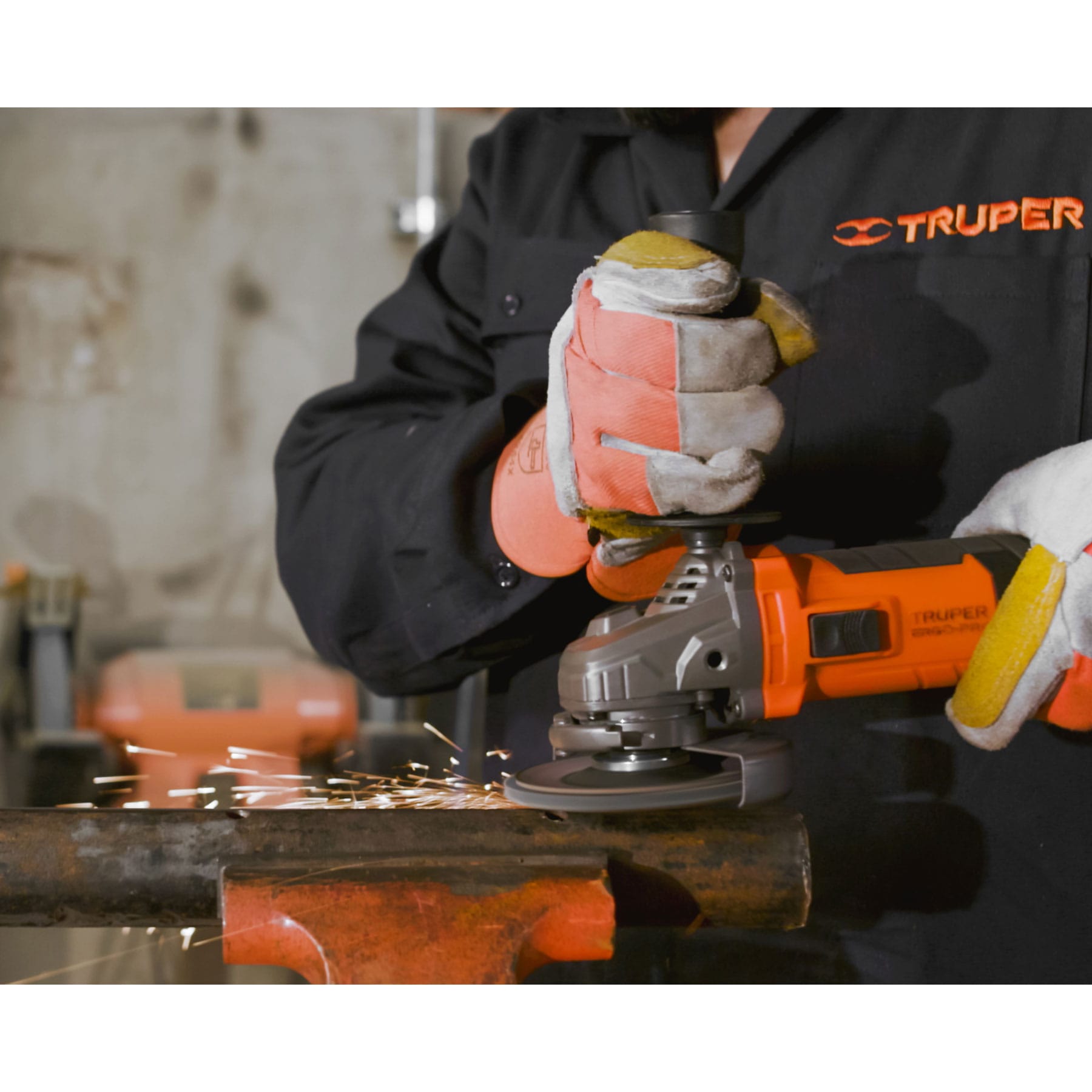 ESMERILADORA ANGULAR 4-1/2" 850 W, ERGO-PRO, TRUPER 18156