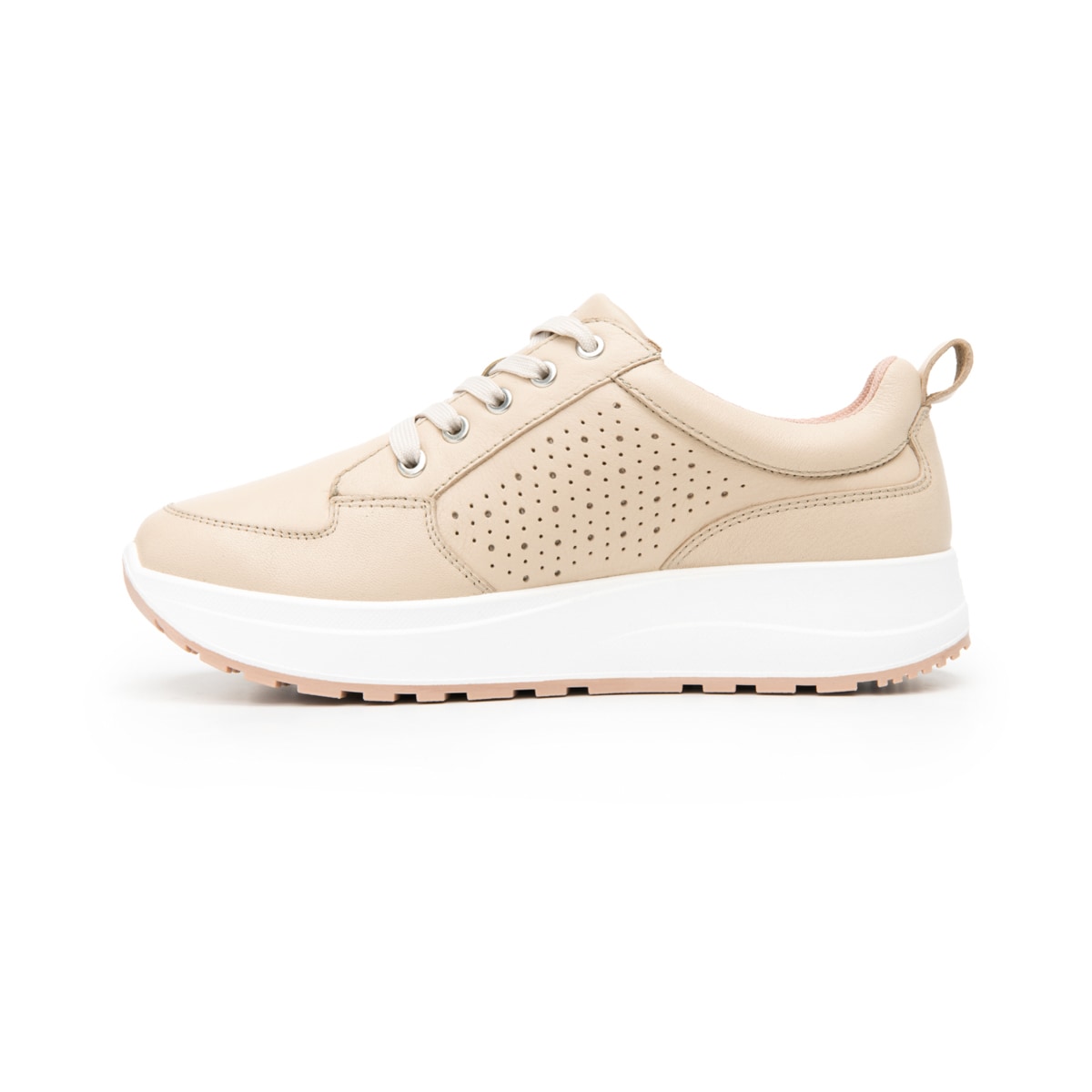Tenis Sneaker Casual Agujetas Flexi Para Mujer Con Acabado Tamporeado 117205