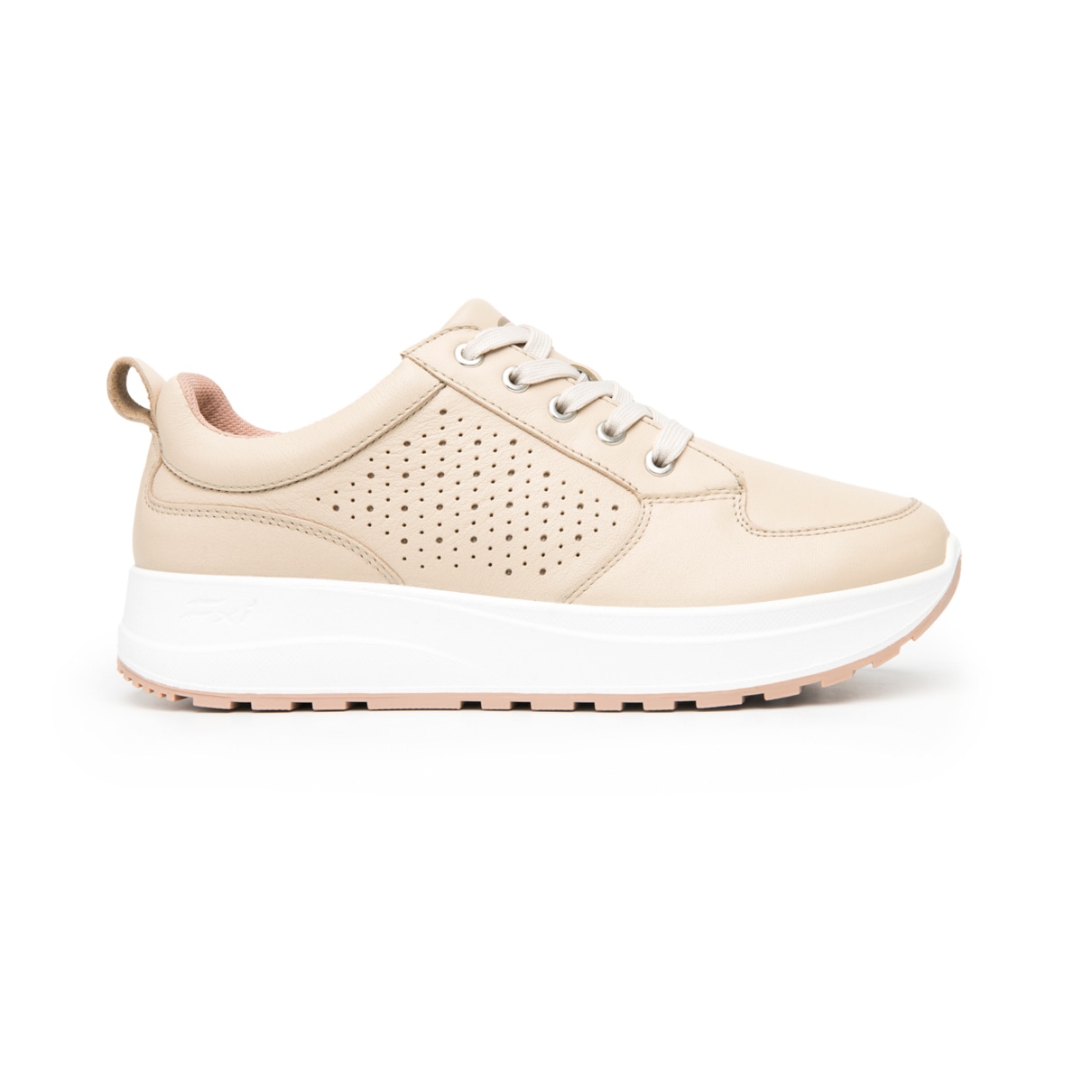 Tenis Sneaker Casual Agujetas Flexi Para Mujer Con Acabado Tamporeado 117205