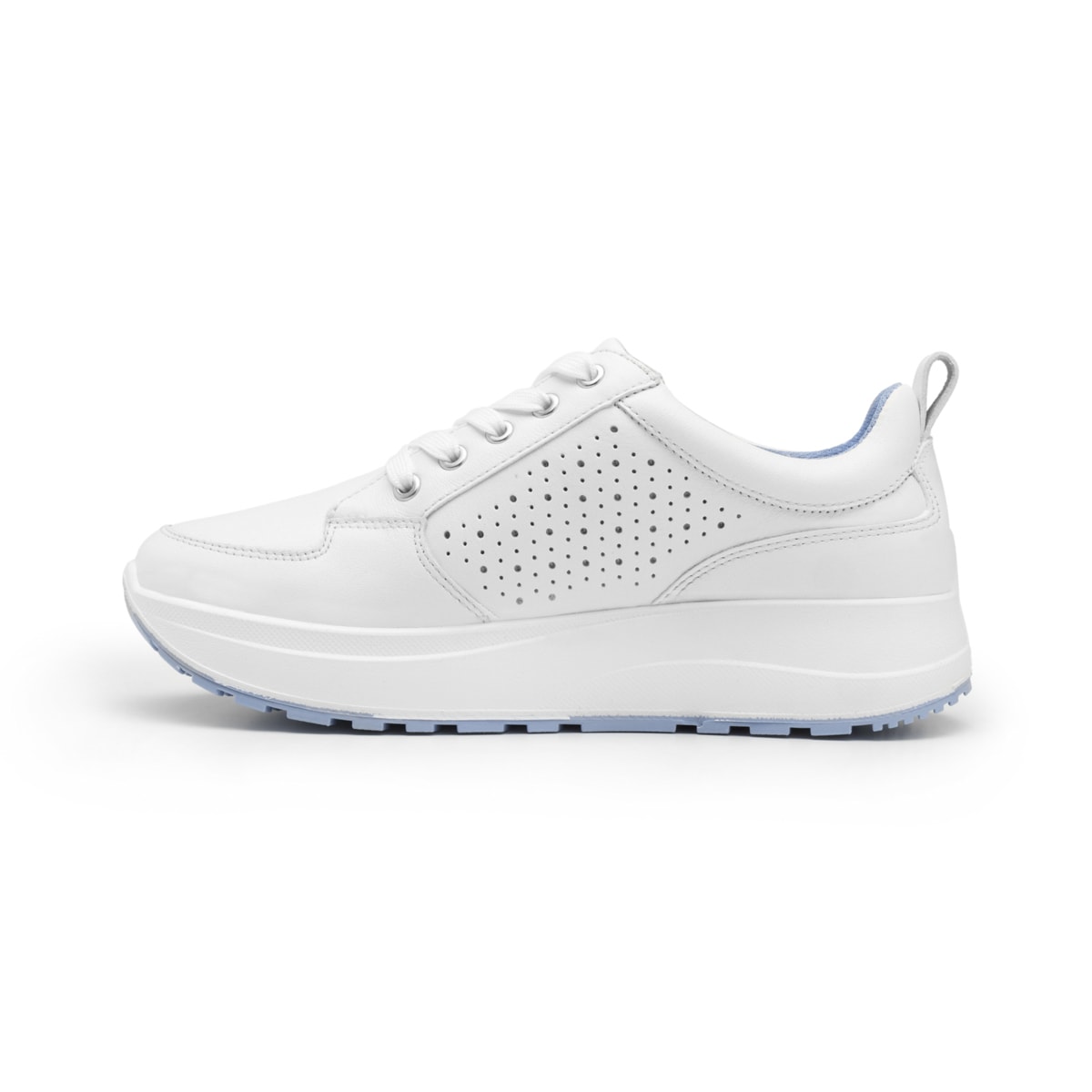 Tenis Sneaker Casual Agujetas Flexi Para Mujer Con Acabado Tamporeado 117205