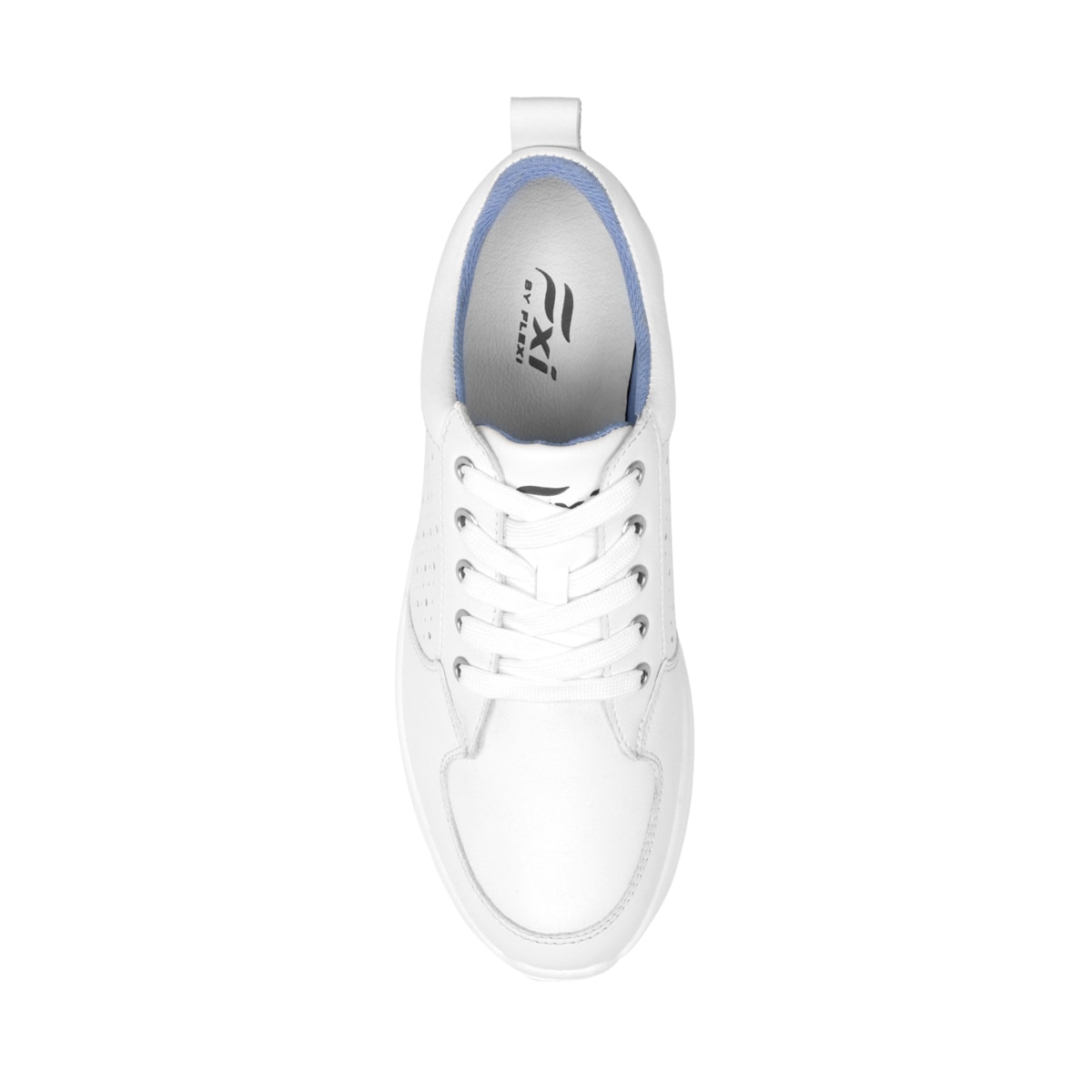 Tenis Sneaker Casual Agujetas Flexi Para Mujer Con Acabado Tamporeado 117205
