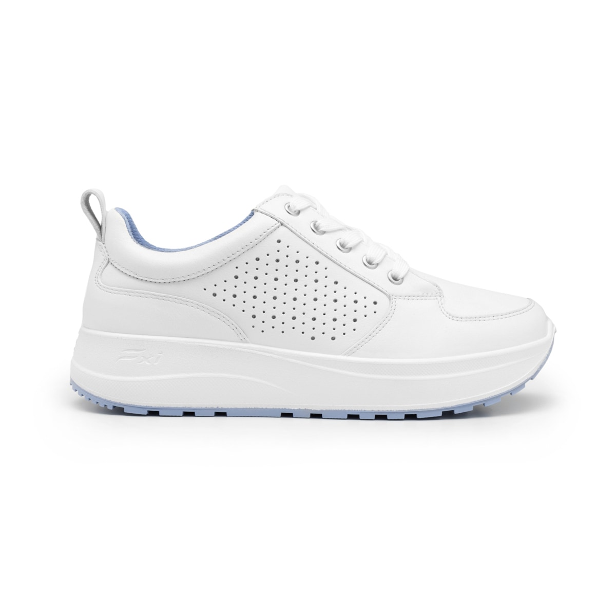 Tenis Sneaker Casual Agujetas Flexi Para Mujer Con Acabado Tamporeado 117205