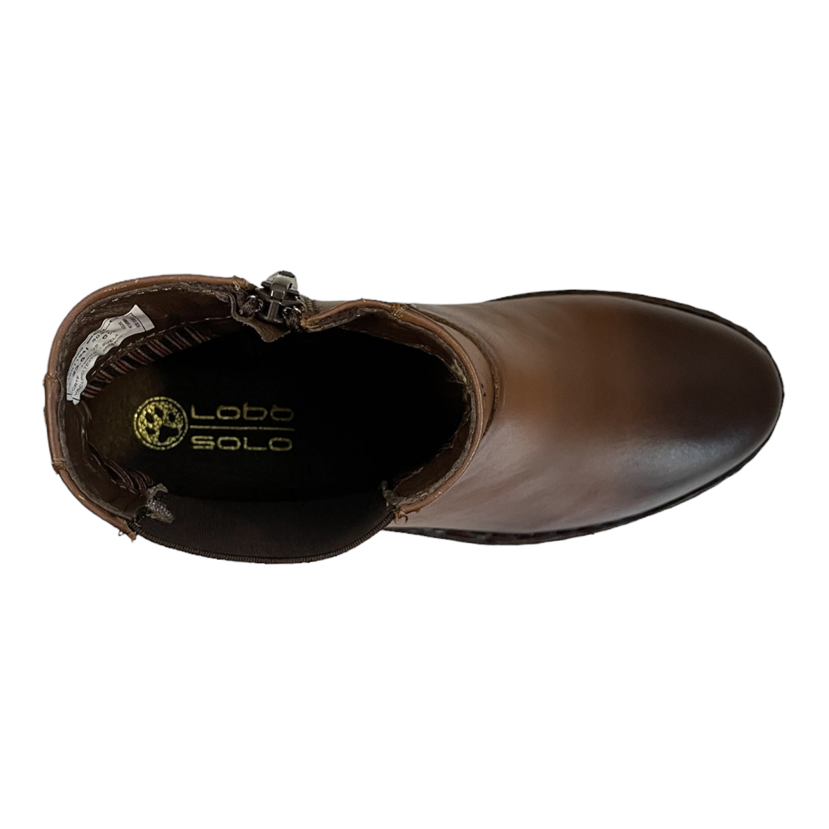 Botin Con Plataforma Mujer Lobo Solo Cómodos Piel Suave