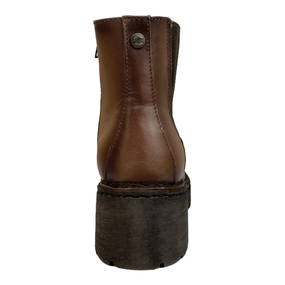 Botin Con Plataforma Mujer Lobo Solo Cómodos Piel Suave