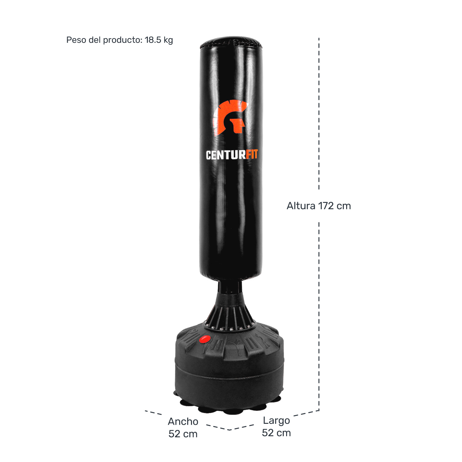 Saco Costal Box Piso Base Fija Adultos Niños