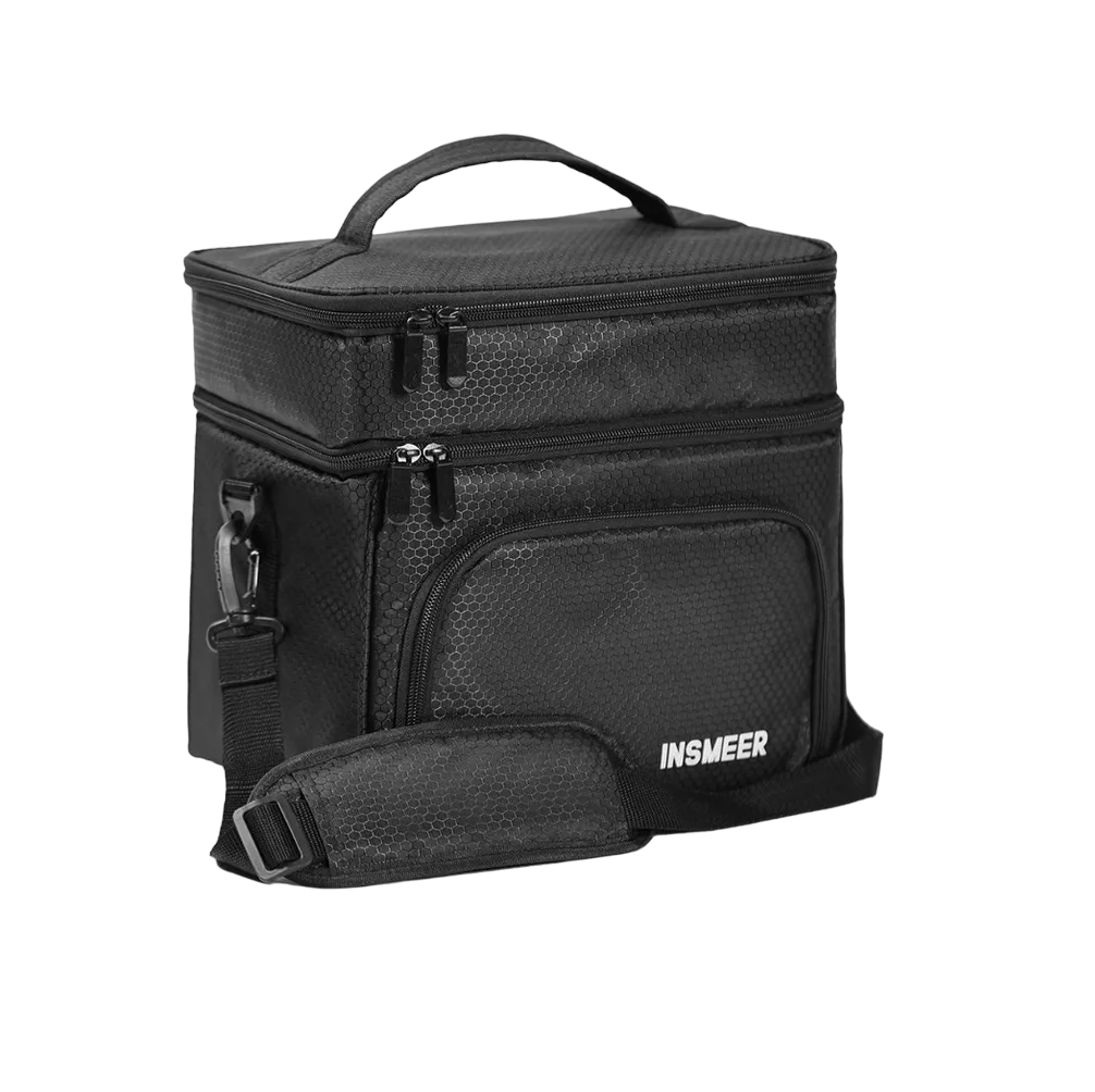 Bolsa Termica Para Hombre Lonchera Térmica Para Trabajo Negro