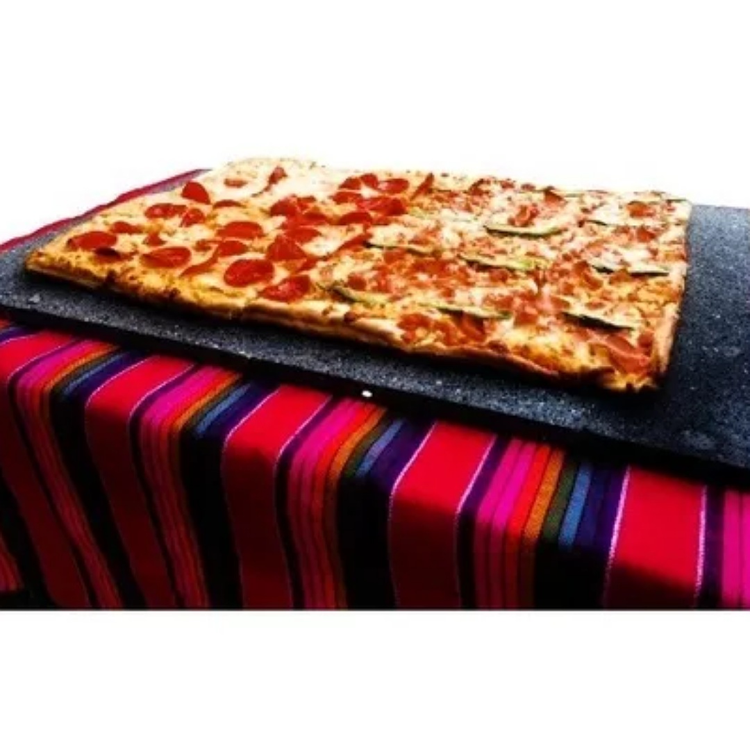2 Piedras Volcanicas 60 X 40cm Para Pizza, Asador U Horno