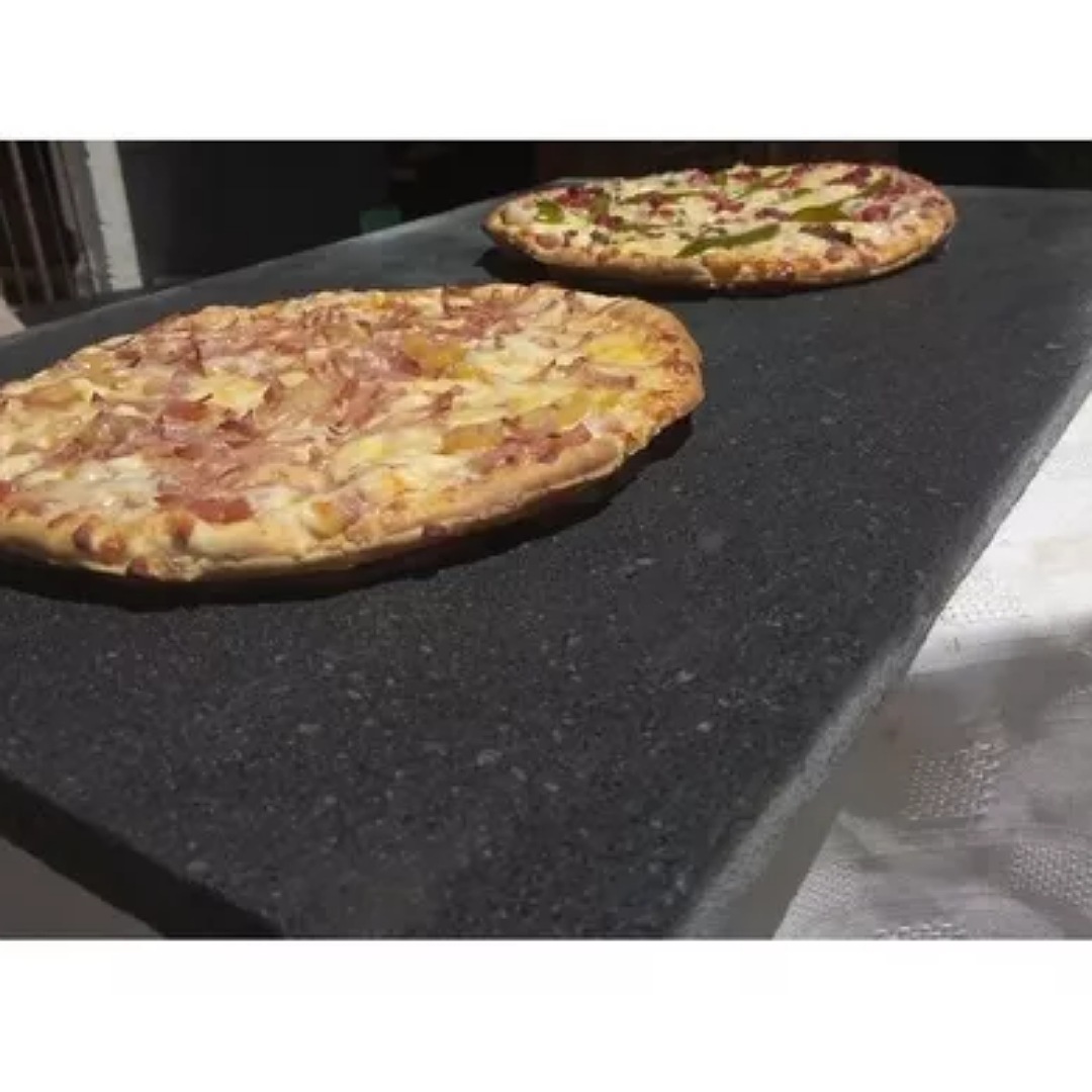 2 Piedras Volcanicas 60 X 40cm Para Pizza, Asador U Horno