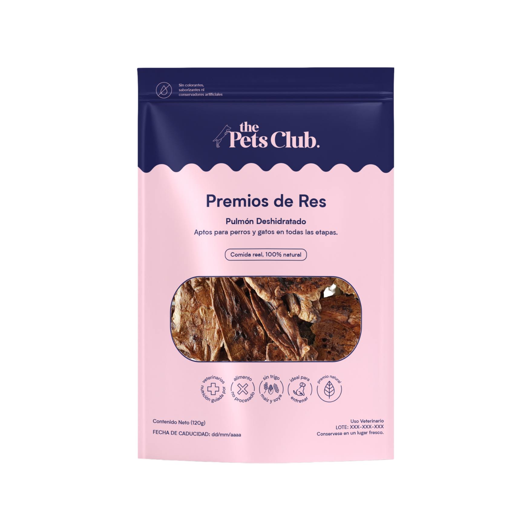 Mix de 3 premios de Res para perro