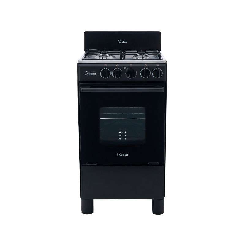 Estufa Midea MGS20FS1BAABB de piso 20" 4 Quemadores Negra 