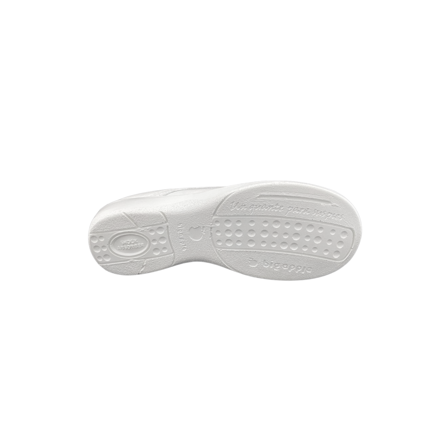 Calzado Zapato Dama Blanco Enfermera Confort Big Apple 121