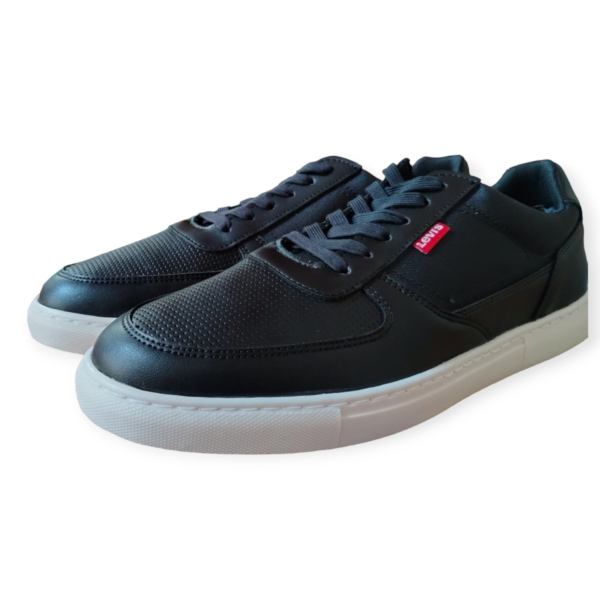 Tenis Levis Casual Hombre Modelo L2222492 Negro Original