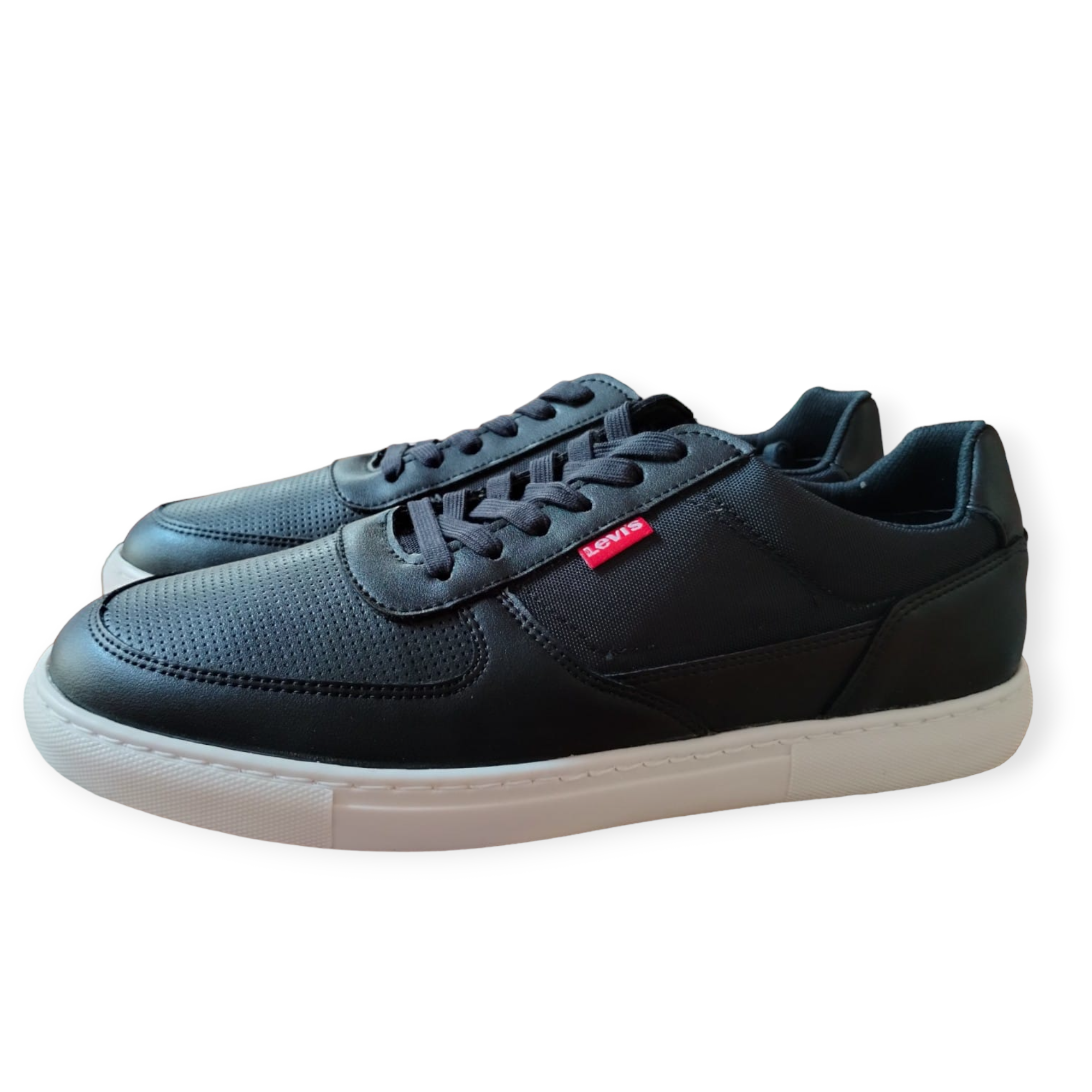 Tenis Levis Casual Hombre Modelo L2222492 Negro Original