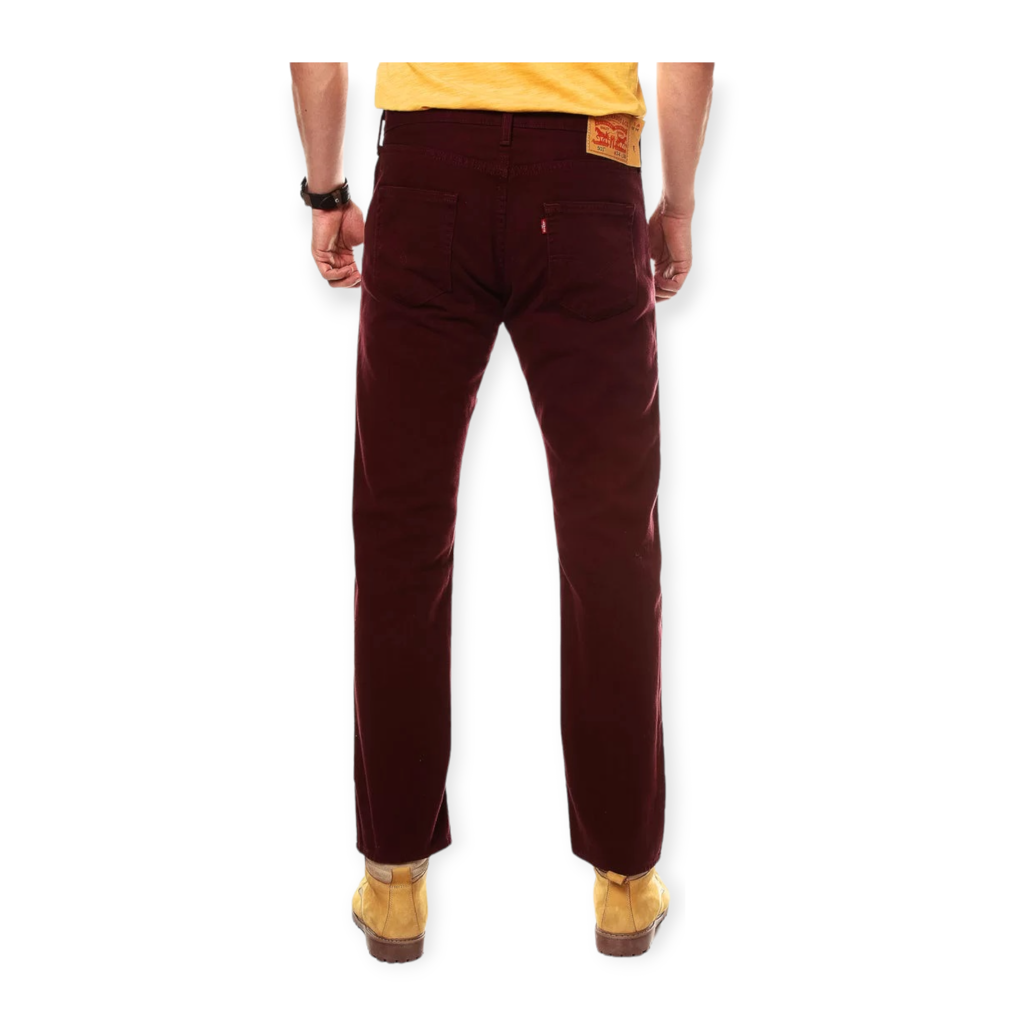 Pantalon Levis 501 vino Hombre Recto 00501-2656 Original