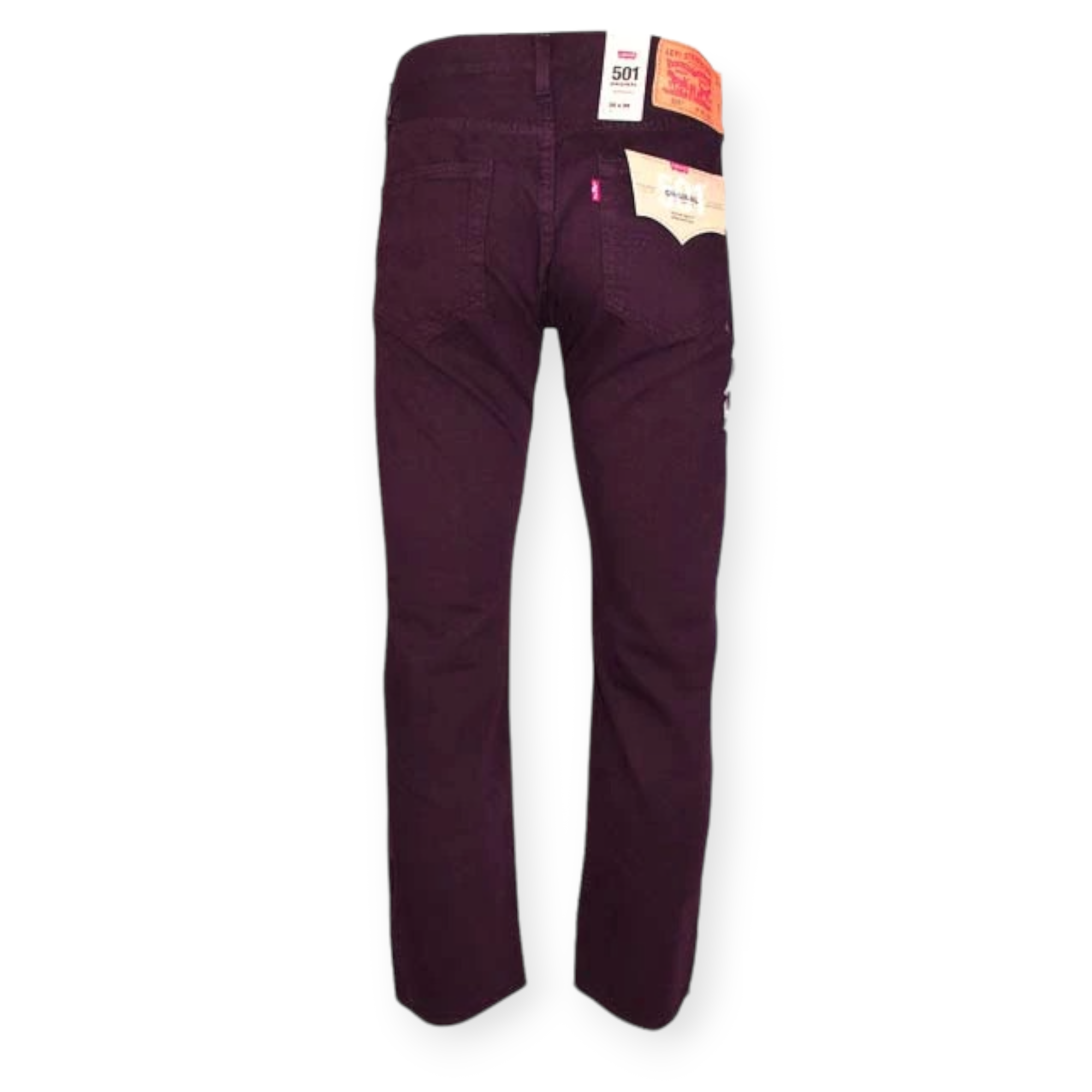 Pantalon Levis 501 vino Hombre Recto 00501-2656 Original