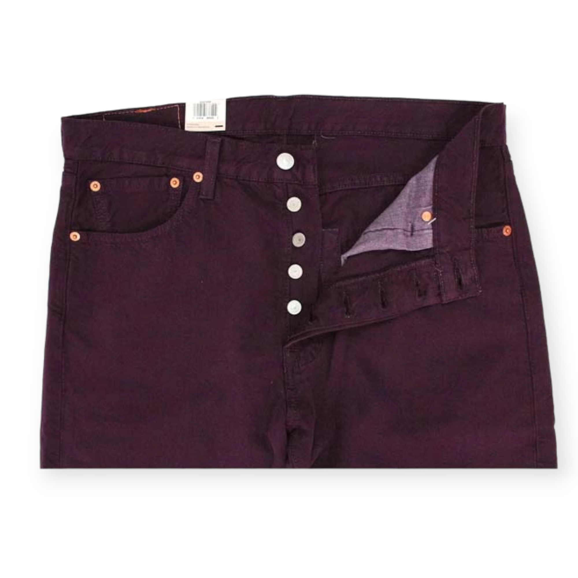 Pantalon Levis 501 vino Hombre Recto 00501-2656 Original