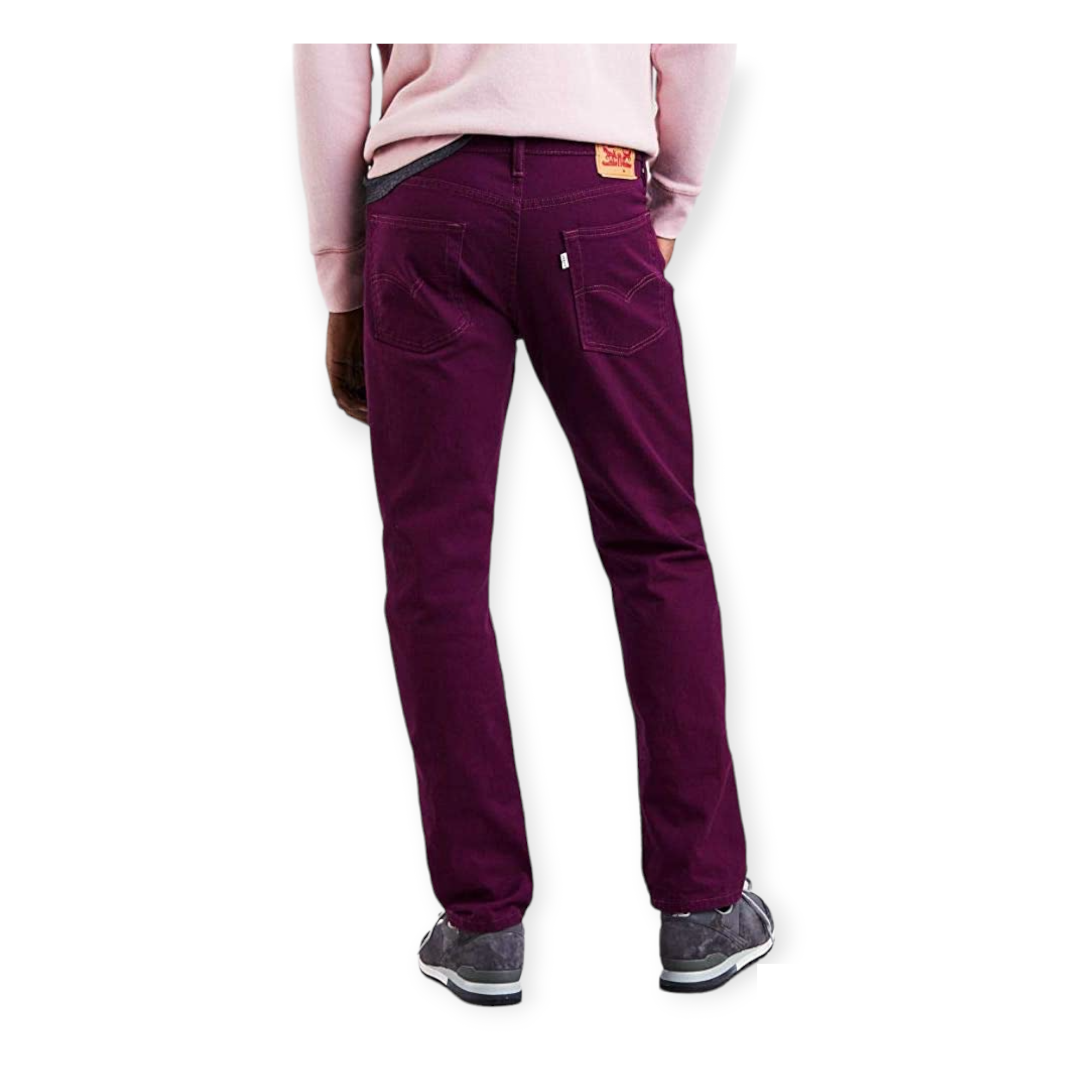 Pantalon Levis 501 vino Hombre Recto 00501-2656 Original