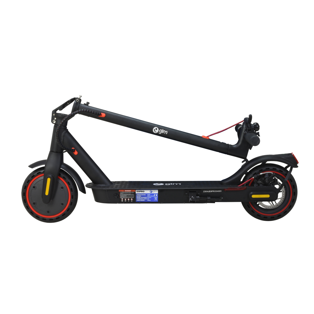 Patín Scooter Eléctrico Plegable para Adultos, Motor Delantero de 350W de Potencia Máxima, 25 km/h Velocidad Maxima, Carga máxima de 120 KG, Sistema de Freno Dual, Impermeable de IPX4