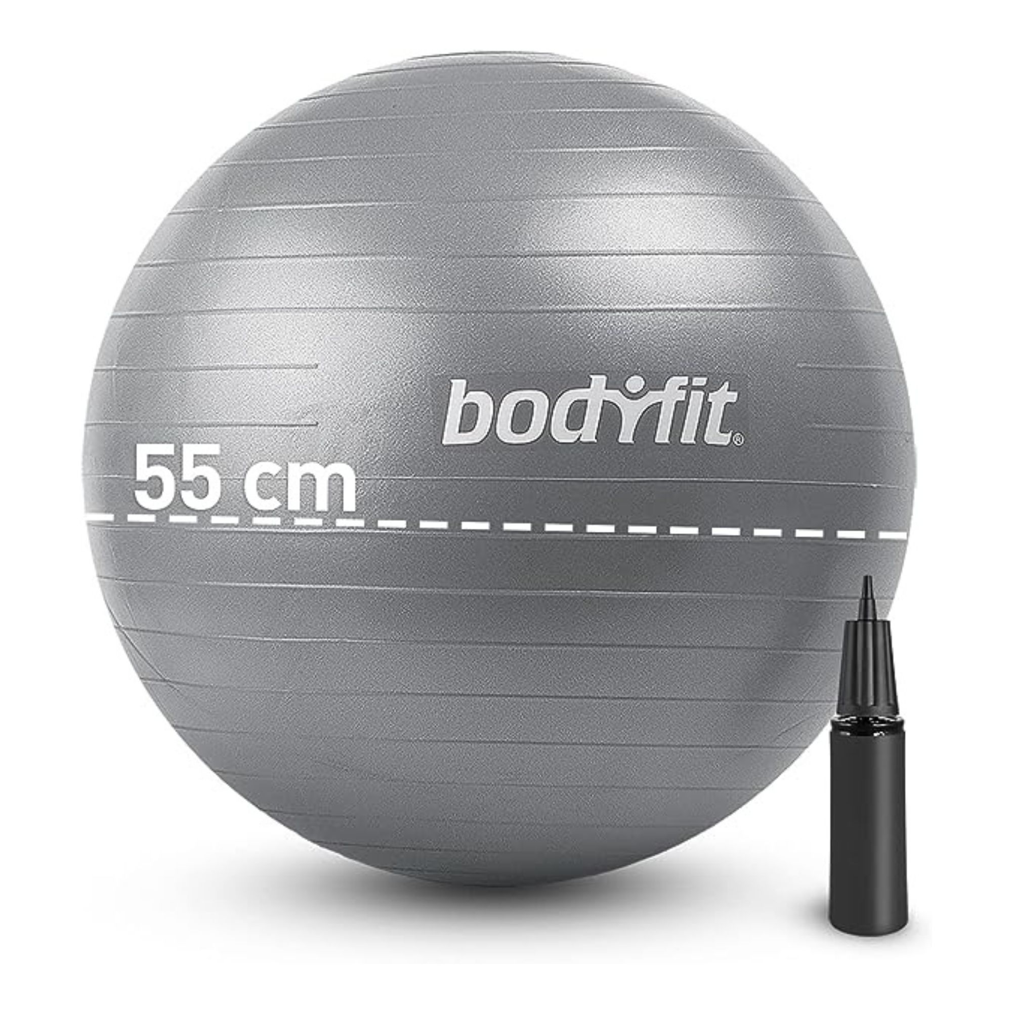 Pelota de Yoga y Fitness Bodyfit 55 cm Naranja