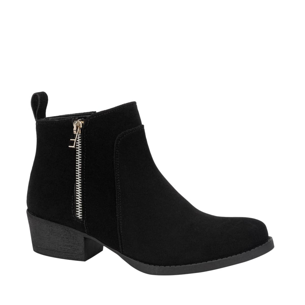 Botas texanas de gamuza Tierra Bendita, con cierres, mod. 1109655