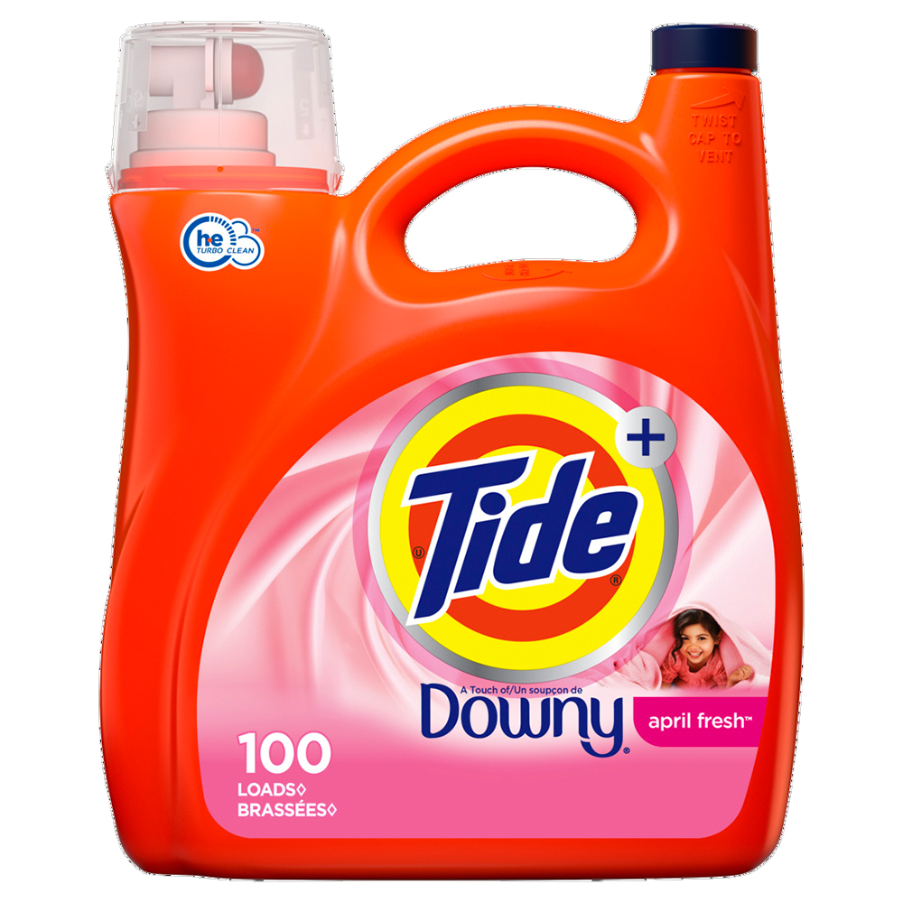 Tide con un Toque de Downy April Fresh Detergente Líquido 4,55 l