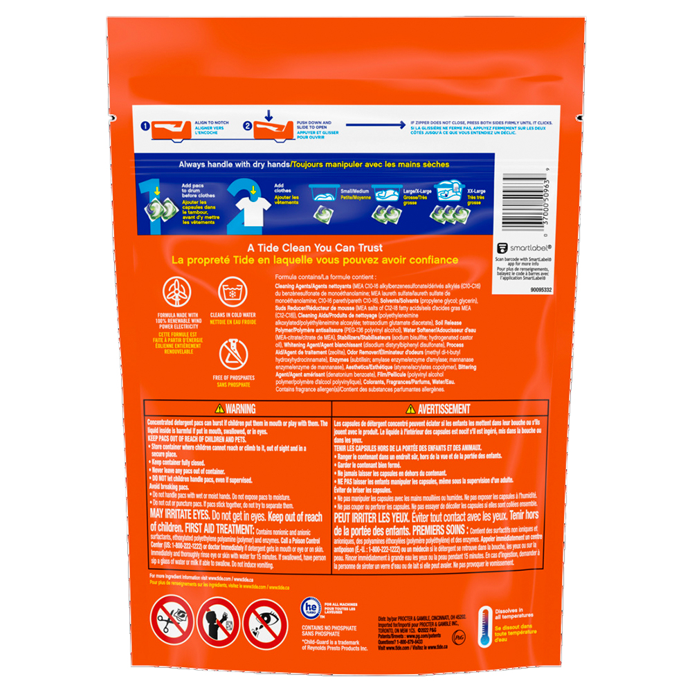 Tide Pods 3 En 1 Spring Meadow Detergente en Cápsulas, 35 cápsulas
