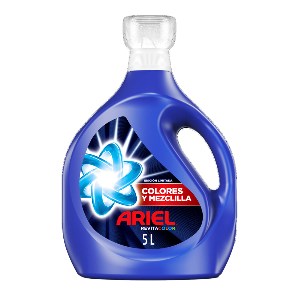 Ariel Black Detergente Líquido Concentrado Para Lavar Ropa Blanca y de Color 5L