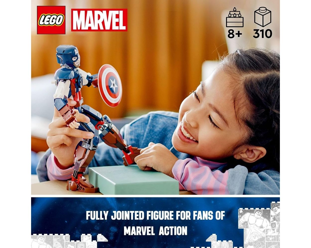 Set construcción Lego Super Heroes Marvel Figura para Construir