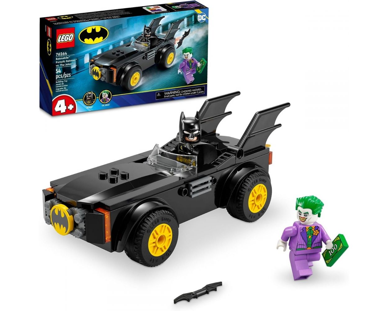  Lego Super Heroes DC Persecución en el Batmobile Batman vs The Joker 76264