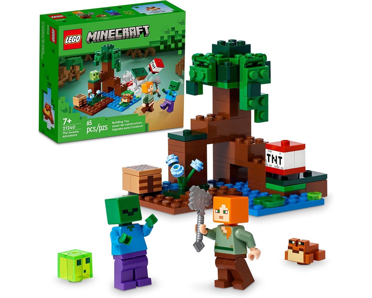 Lego construccion Minecraft La Aventura en el Pantano 21240