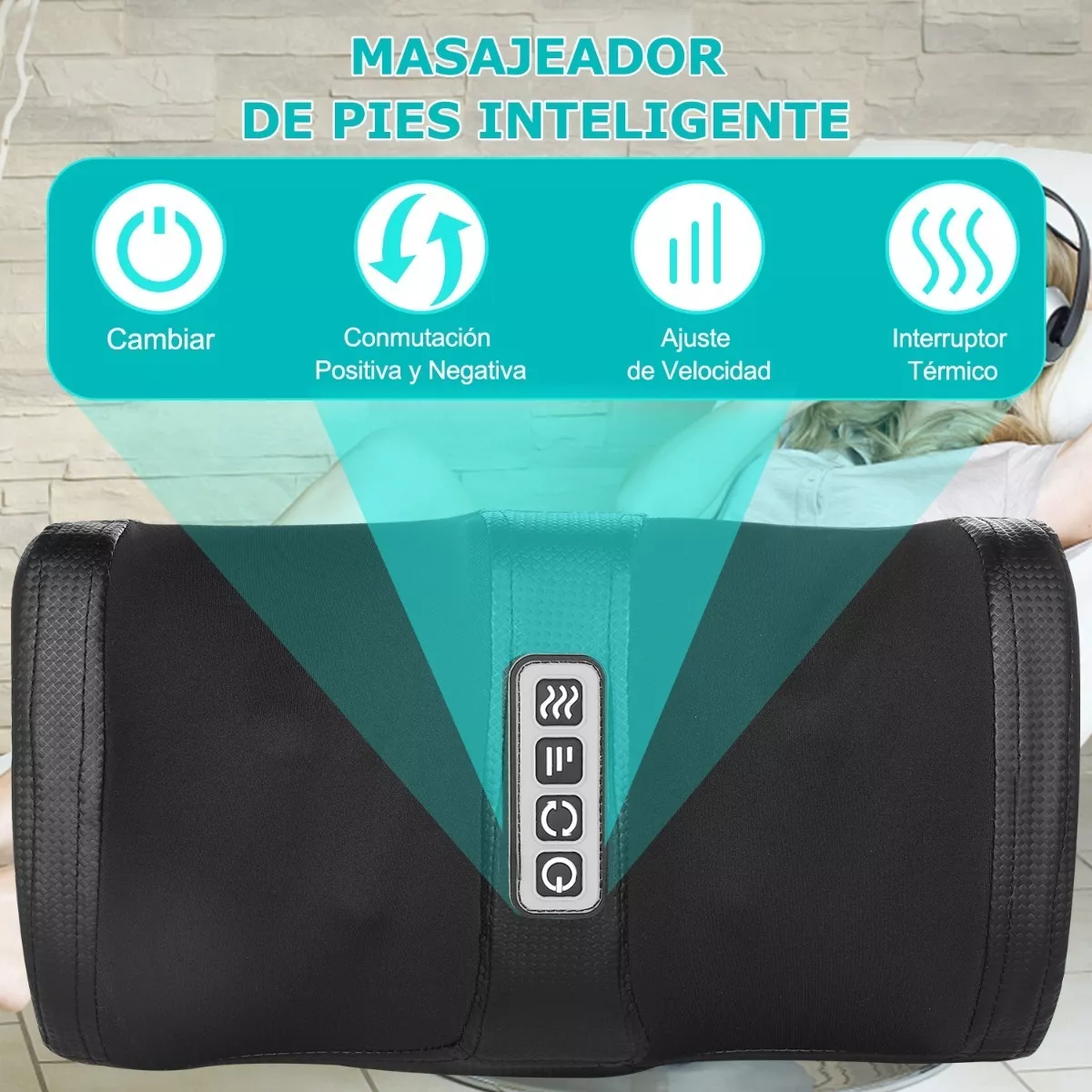 Eléctrico Masajeador De Pierna Pies Brazo Rodillo