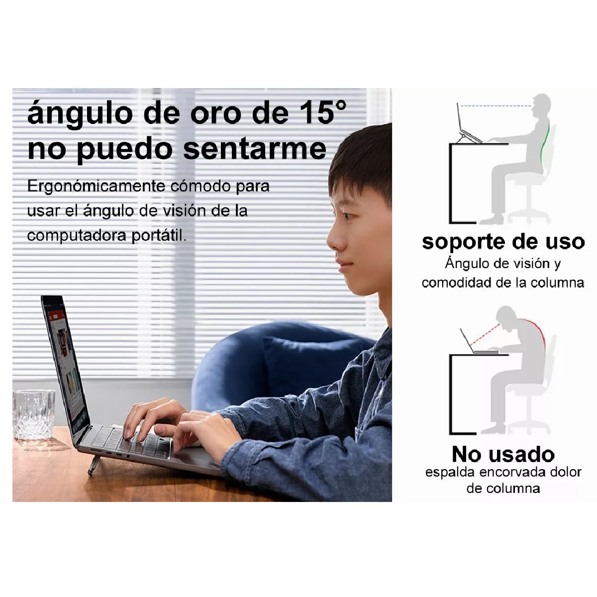 Mini Soporte Ajustable Para Computadora Portátil Macbook