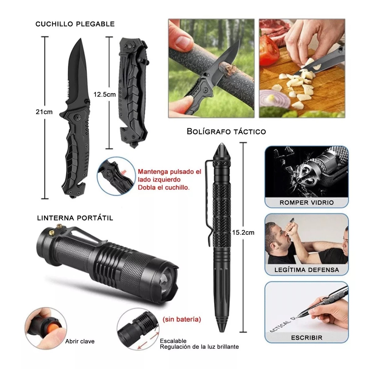 Kit De Supervivencia Emergencia Portátil Para Camping