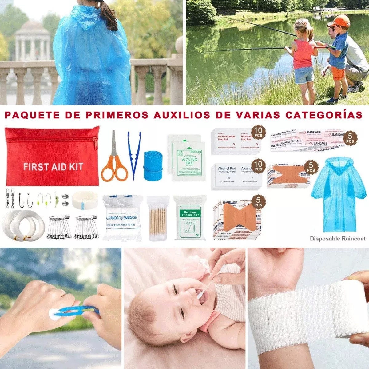 Kit De Supervivencia Emergencia Portátil Para Camping