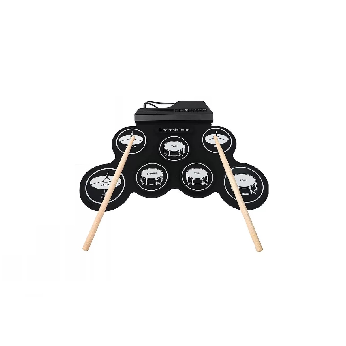 Juego De Batería Electrónica Usb Digital Y Portátil