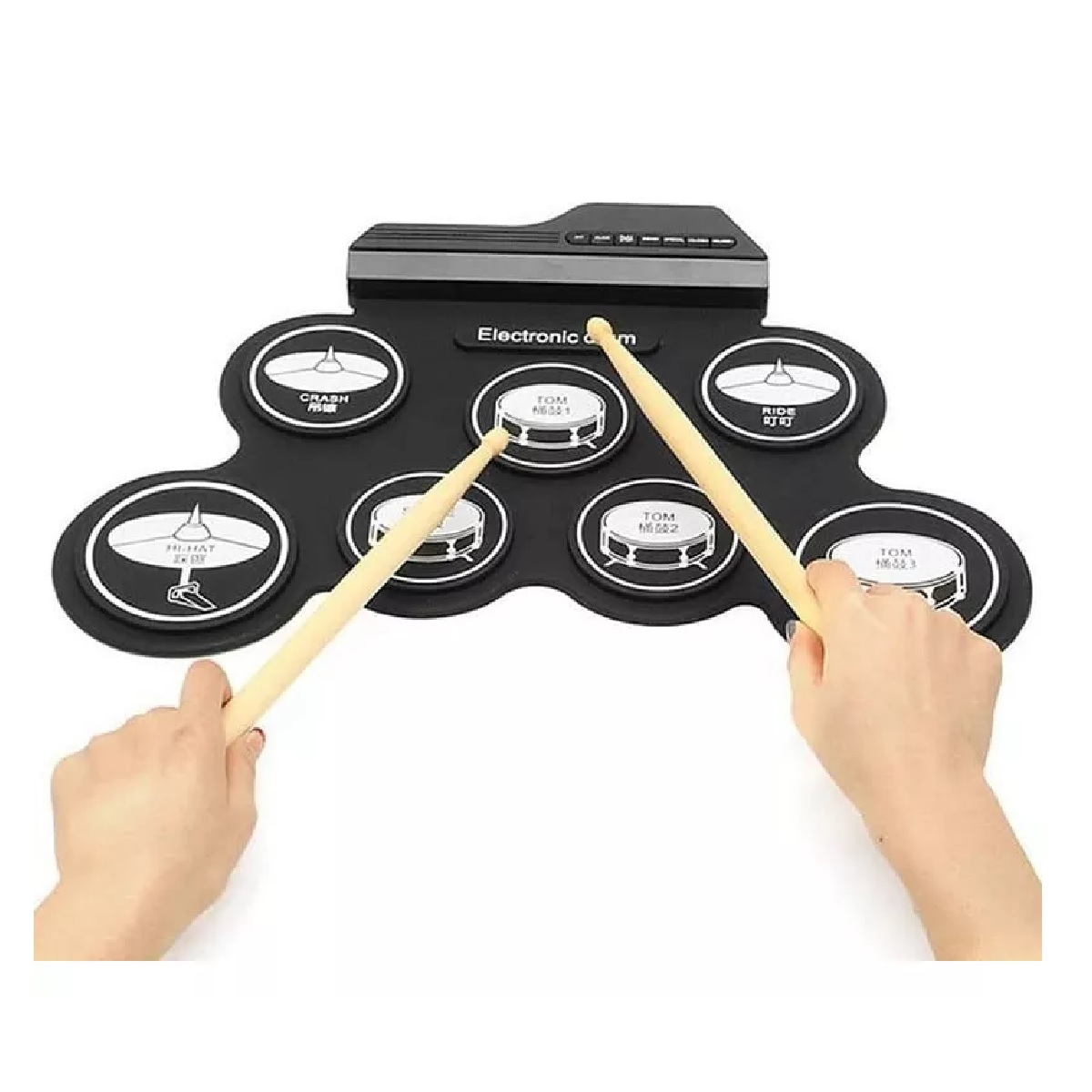 Juego De Batería Electrónica Usb Digital Y Portátil