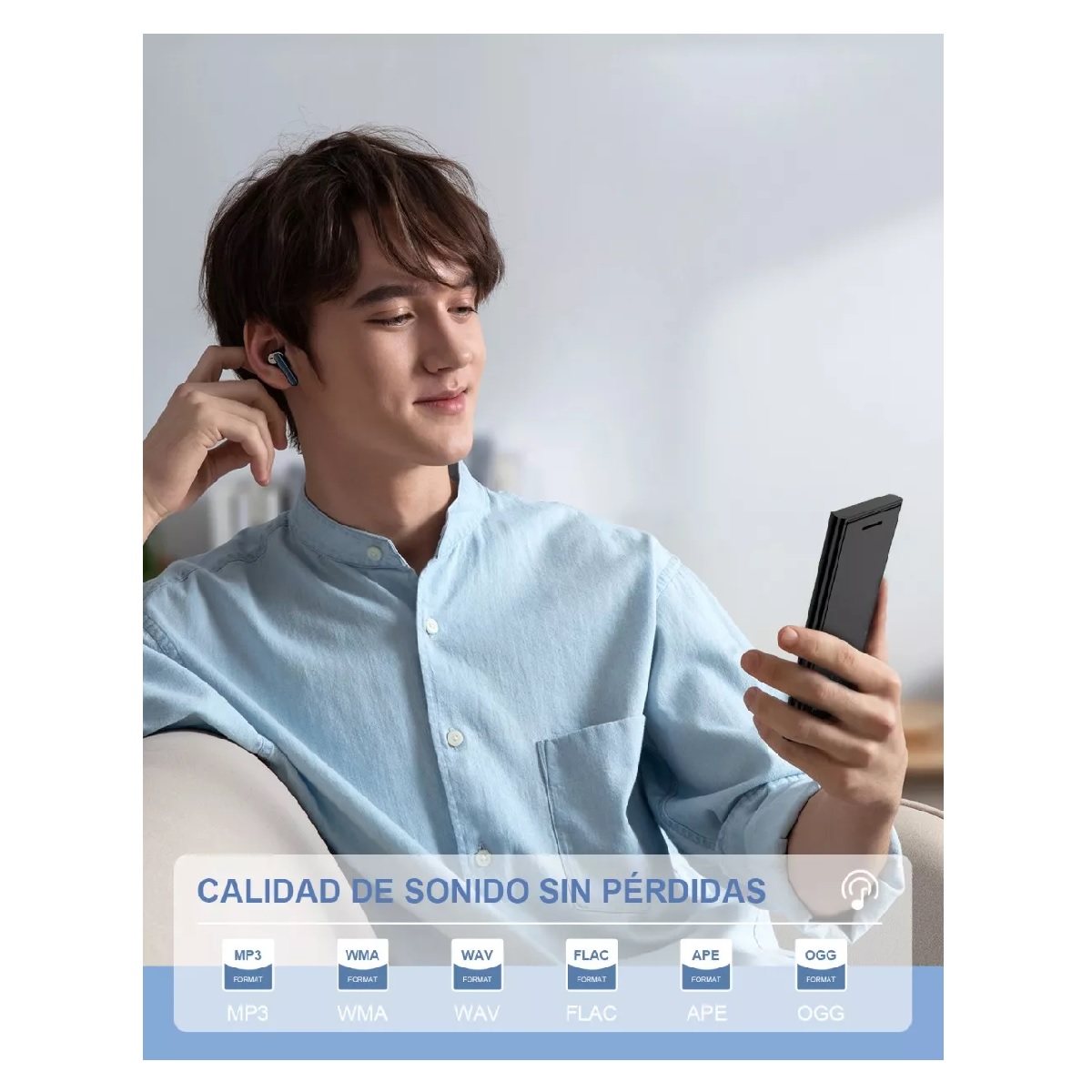 Reproductor Musical Mp3 Mp4 Portátil Con Bluetooth Hifi 32g