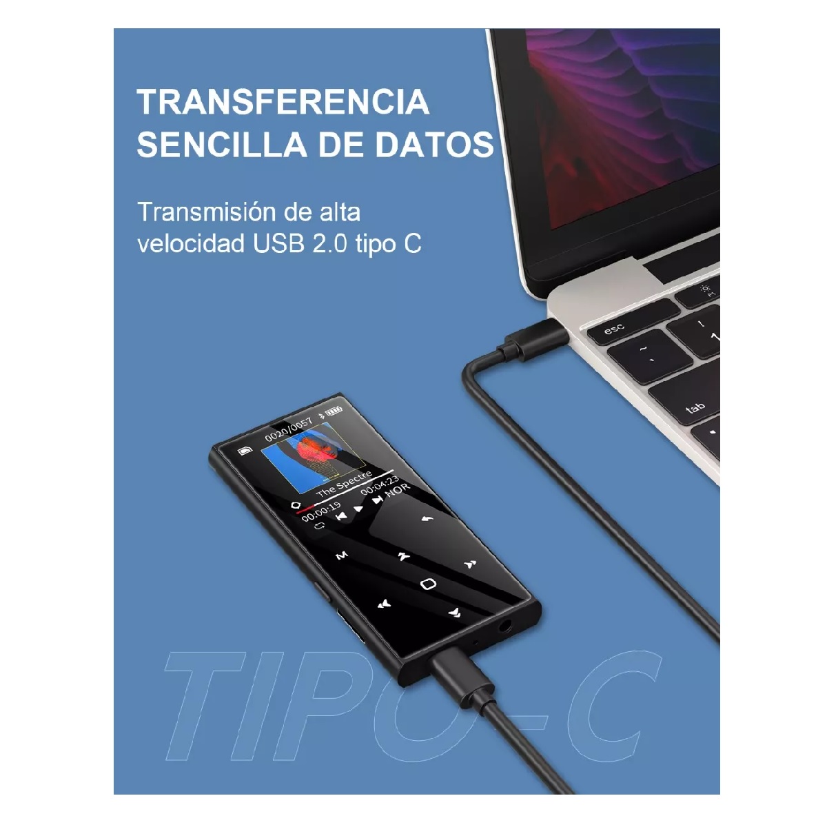 Reproductor Musical Mp3 Mp4 Portátil Con Bluetooth Hifi 32g