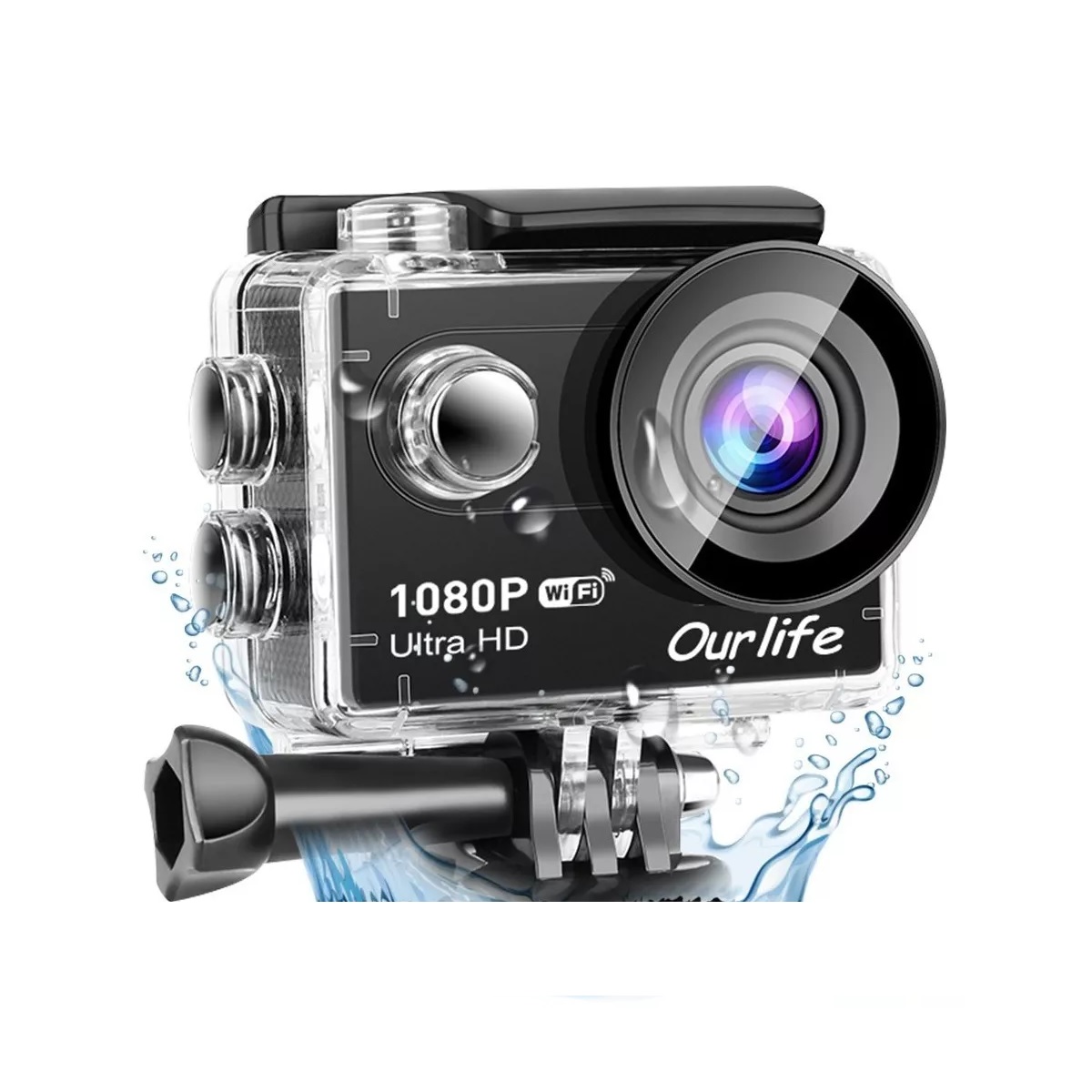 Cámara Deportiva Sumergible Hd 1080p Wifi