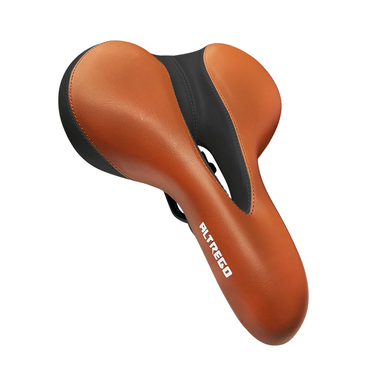 Asiento Bicicleta Prostático Ultra Confortable Vintage Duna Café con Negro