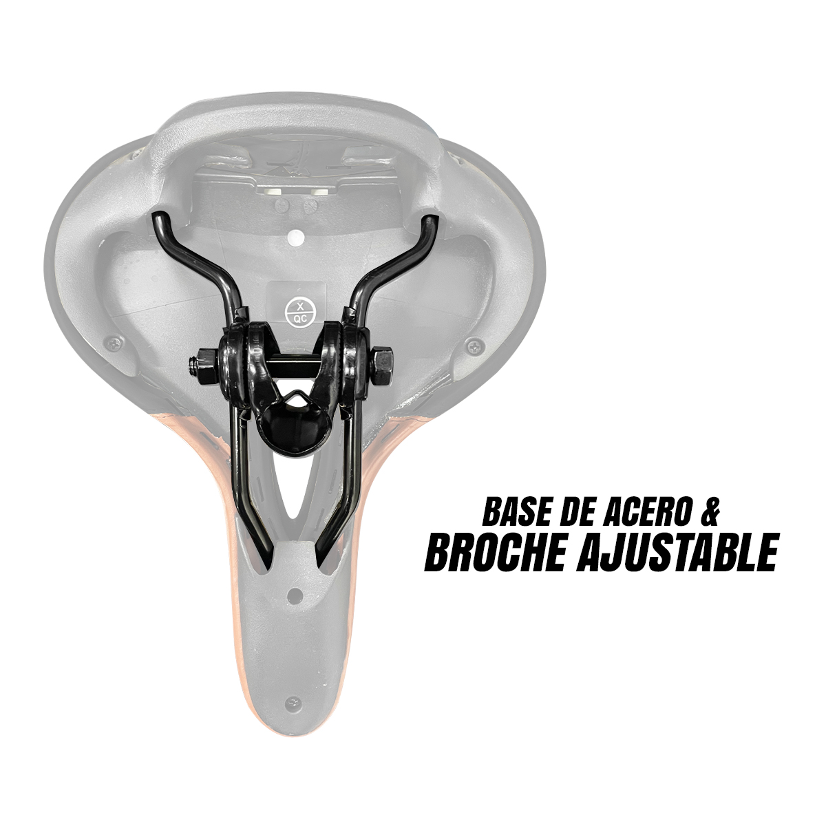 Asiento Bicicleta Prostático Ultra Confortable Vintage Duna Café con Negro