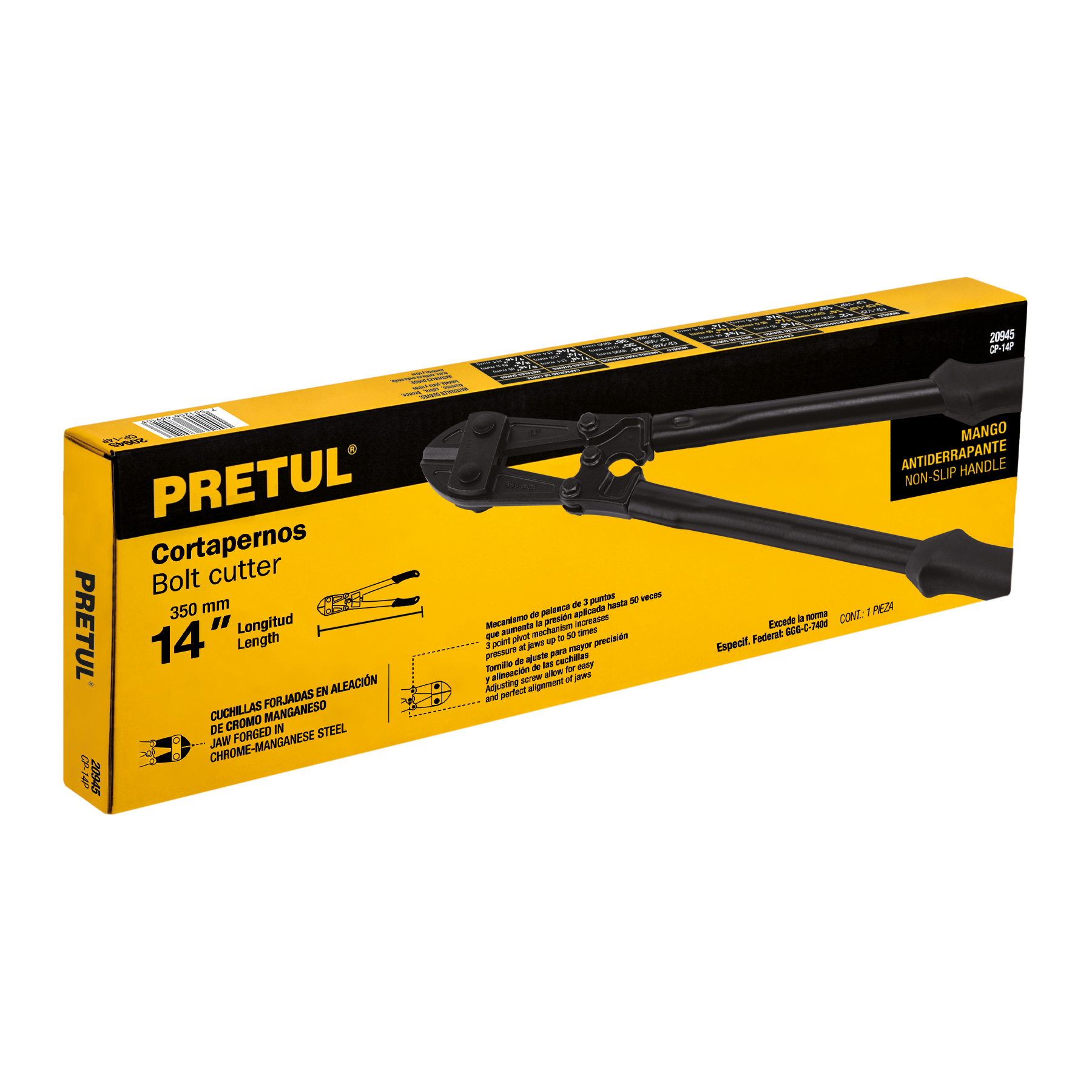  CORTAPERNOS 14", PRETUL 20945