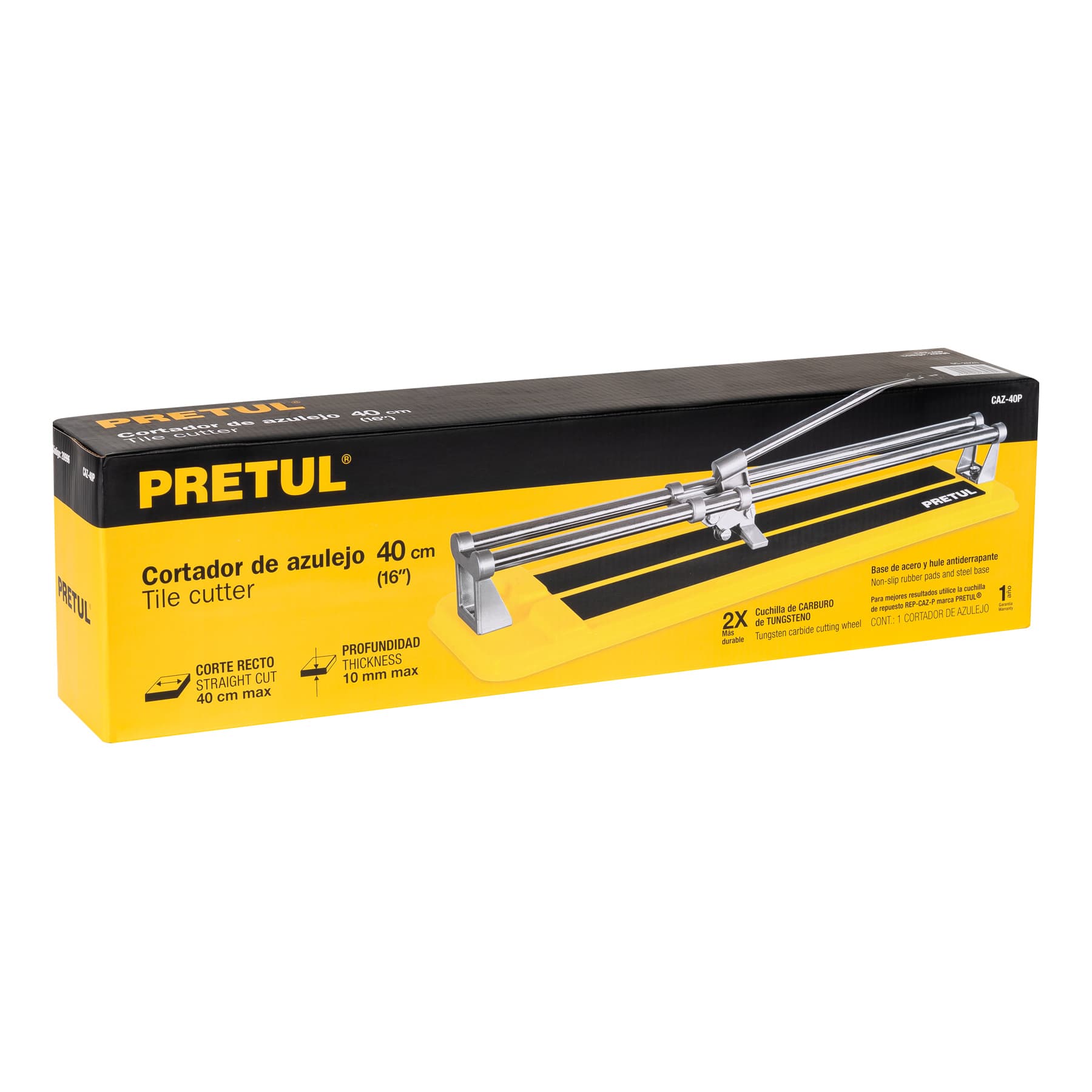 CORTADOR DE AZULEJO DE 16" (40 CM), PRETUL 20996
